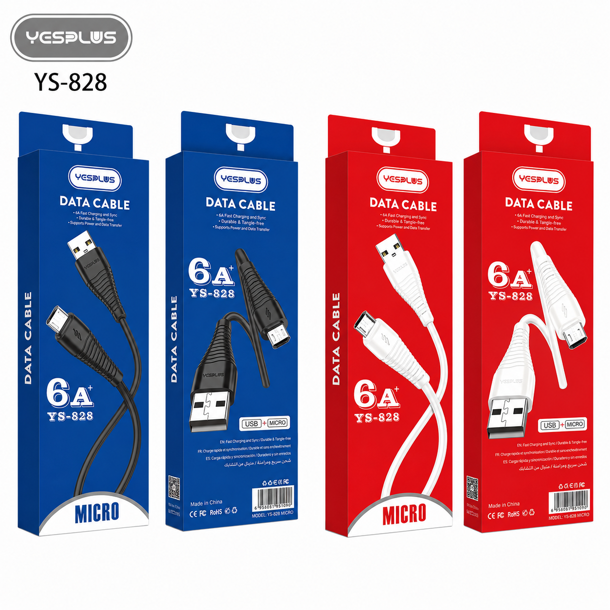 YESPLUS YS-828 6A Micro Cable
