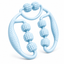 3-in-1 Massage Roller - Blue