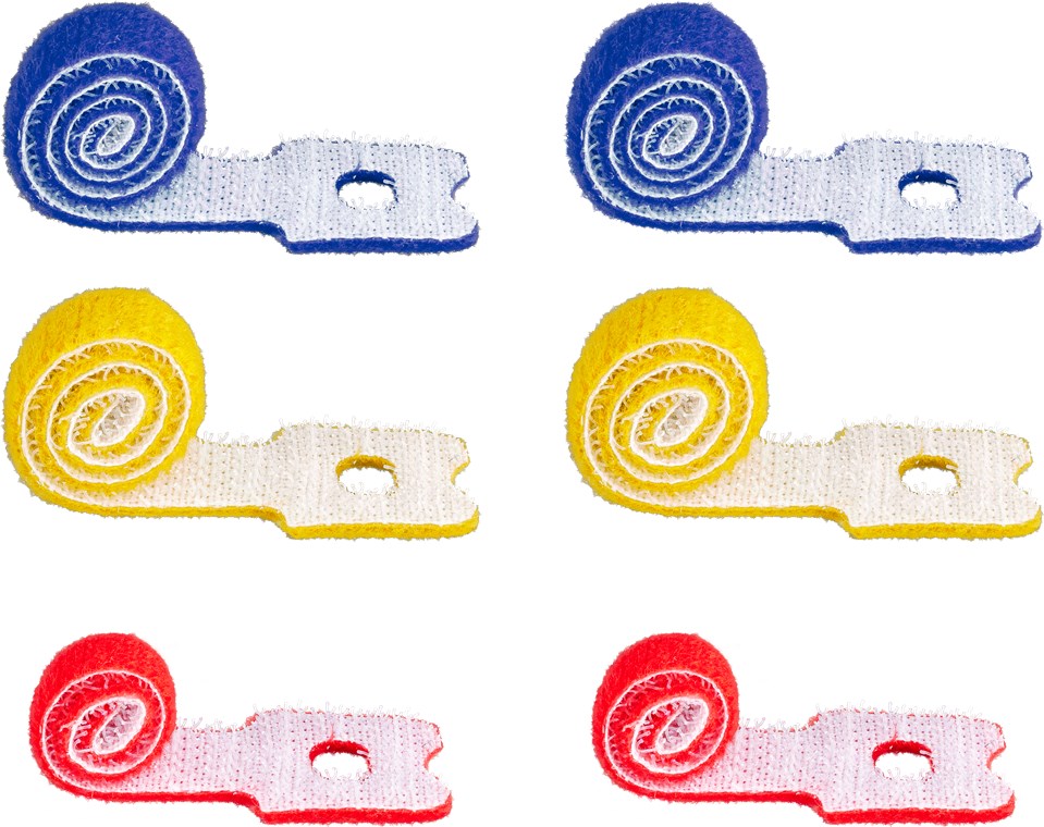 Goobay Cable Management 6 Piece Set With Hook And Loop Fastener With Loop - additional view
