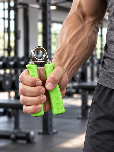 Hand-Grip Strengthener with Counter