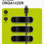 Goobay Cable Management Clip 3 Slots 3-Piece Set - Black