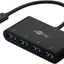 Goobay 4 Port USB C Multiport Adapter - additional view