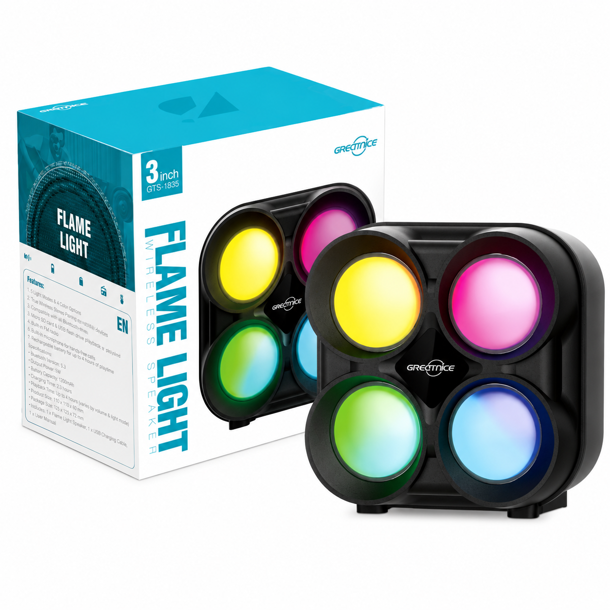 GTS-1835 Bluetooth 3" Speaker