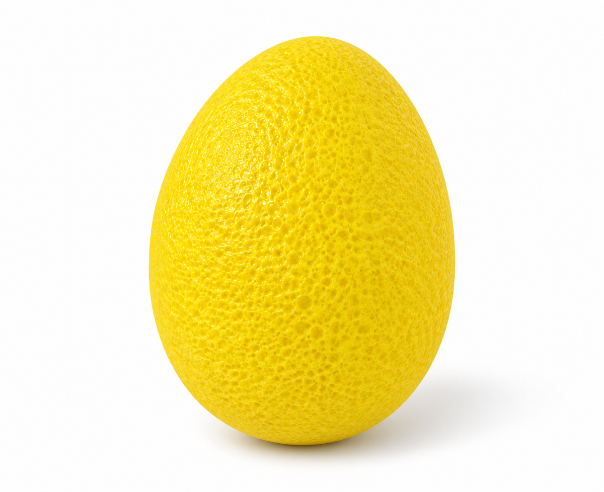 Foam Grip Strengthening Egg - Yellow