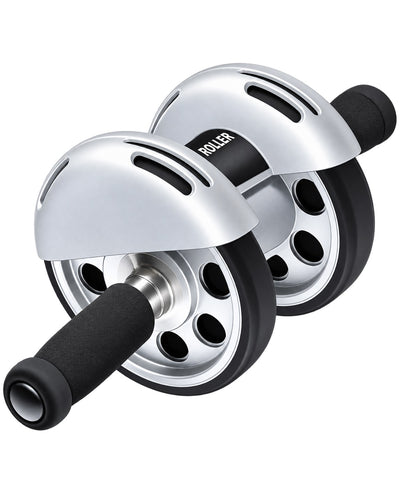 Wide Dual-Wheel Abdominal Roller