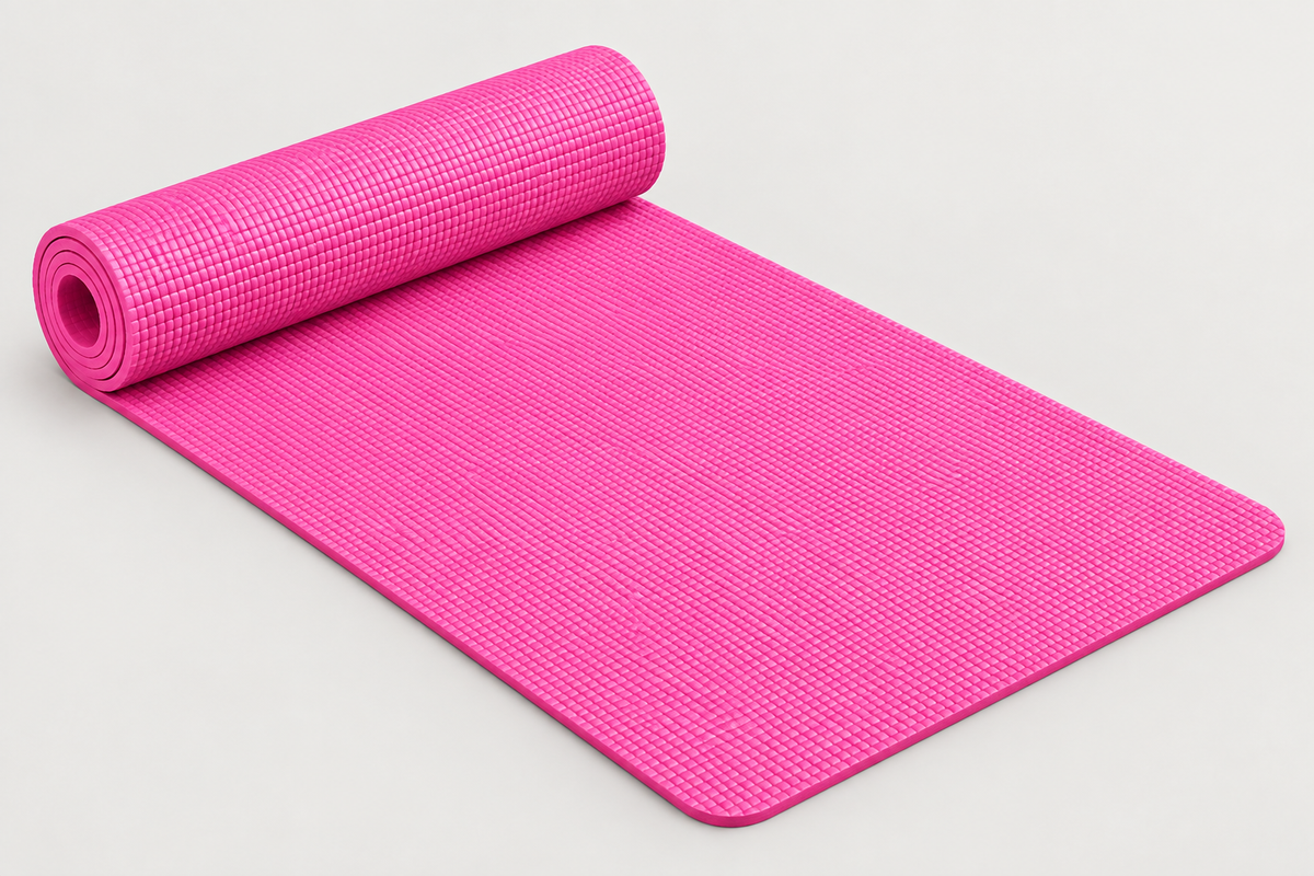EVA Yoga Mat (8mm) - Dark Pink