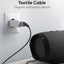 Goobay USB C To USB A Textile 2M Cable With Metal Plugs Space Grey Silver - additional view