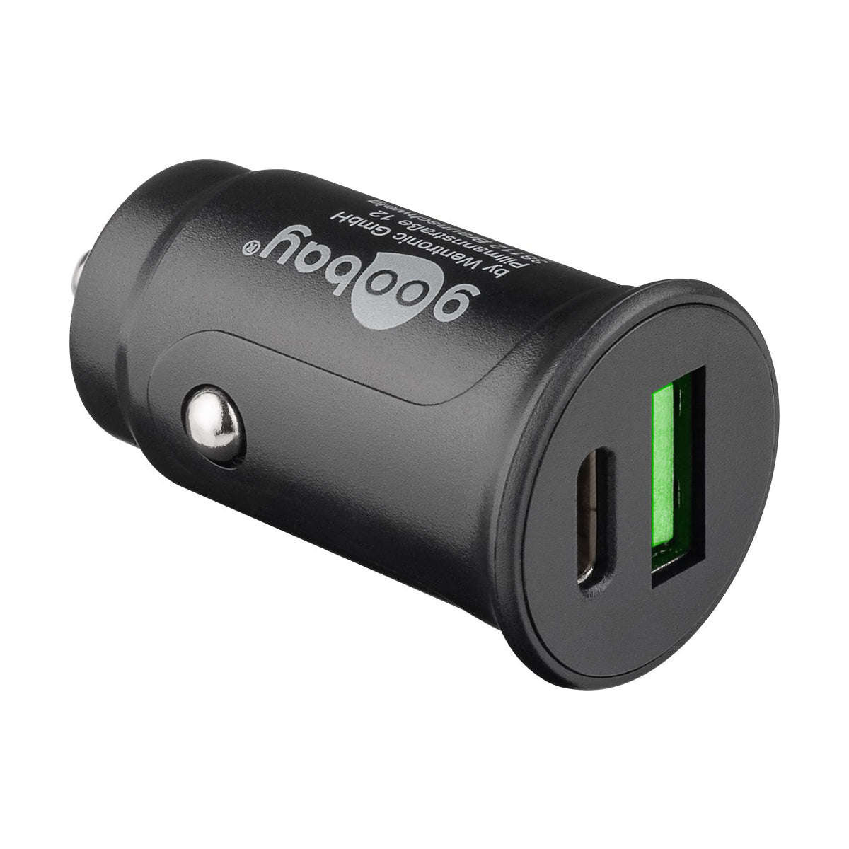 Goobay Dual USB Fast USB C PD 27W Car Charger - additional view