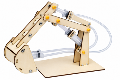 School Project - DIY Hydraulic Excavator Experiment Kit
