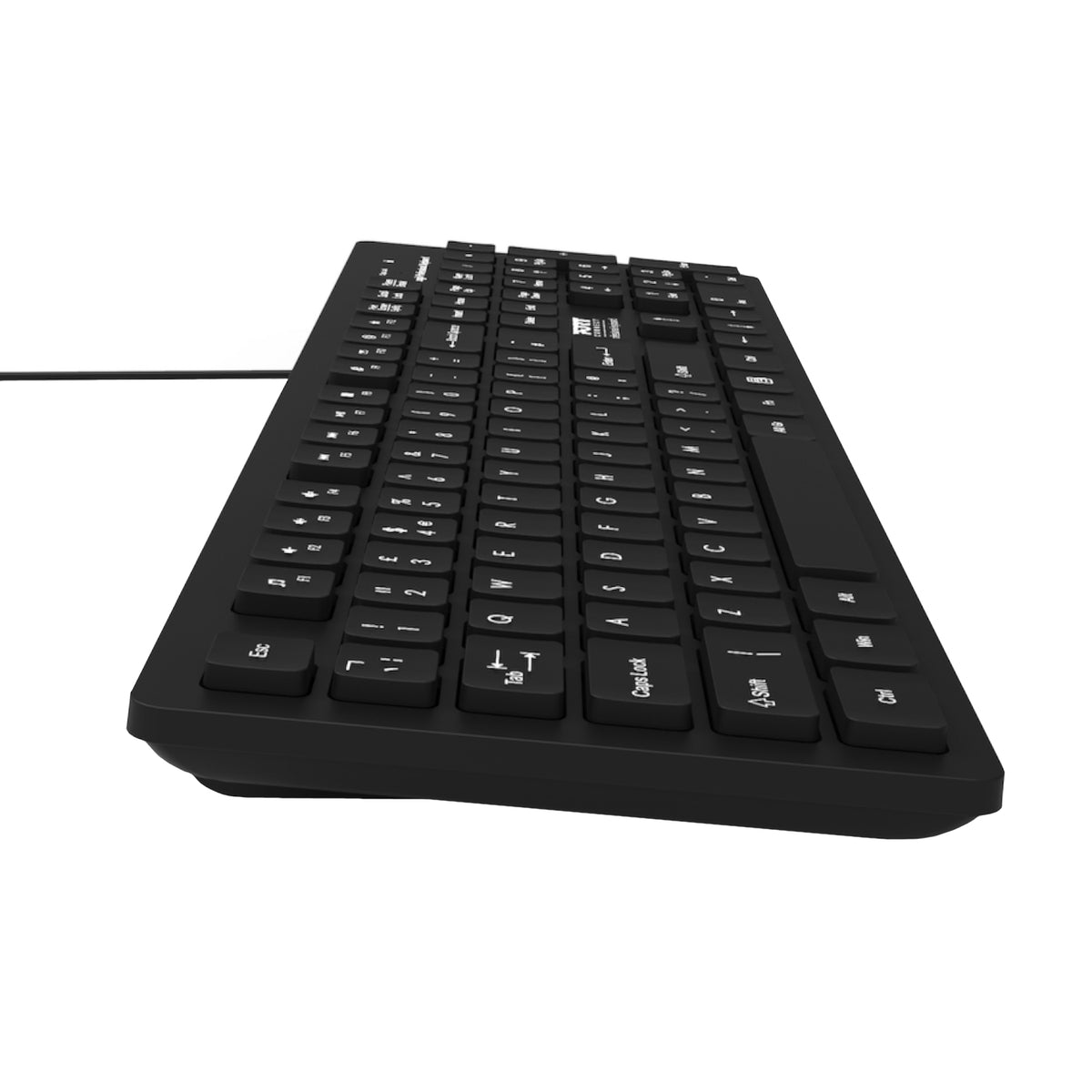 Port Connect Tough Office USB Keyboard - Black
