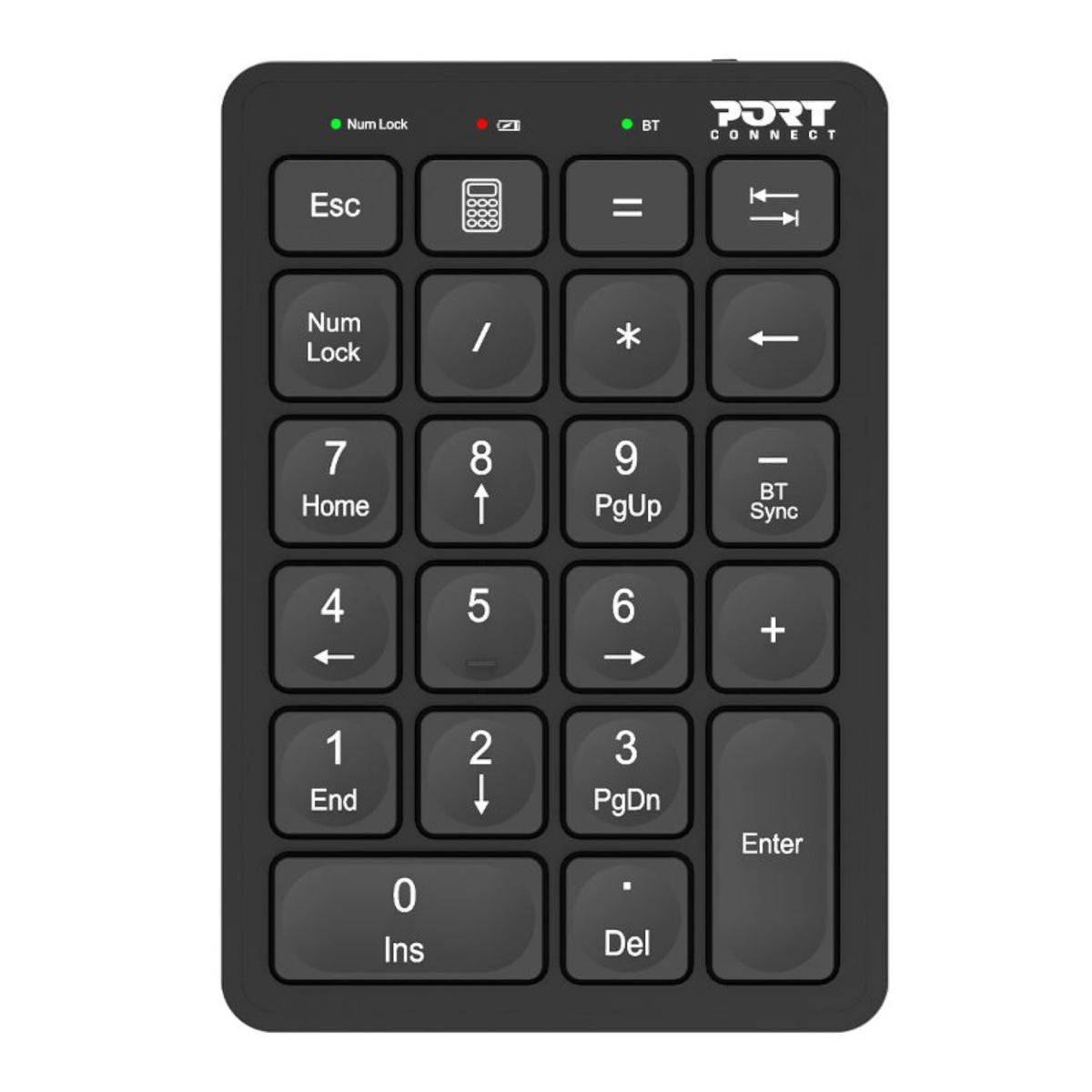 Port Connect Bluetooth Rechargeable Keypad