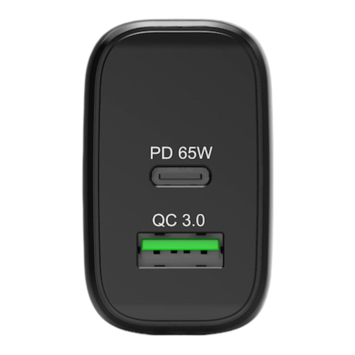 Port Connect 65W GaN Type-C and USB-A Fast Charger