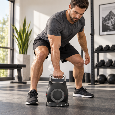 Adjustable Kettlebell – Quick-Select Weight System (20KG)