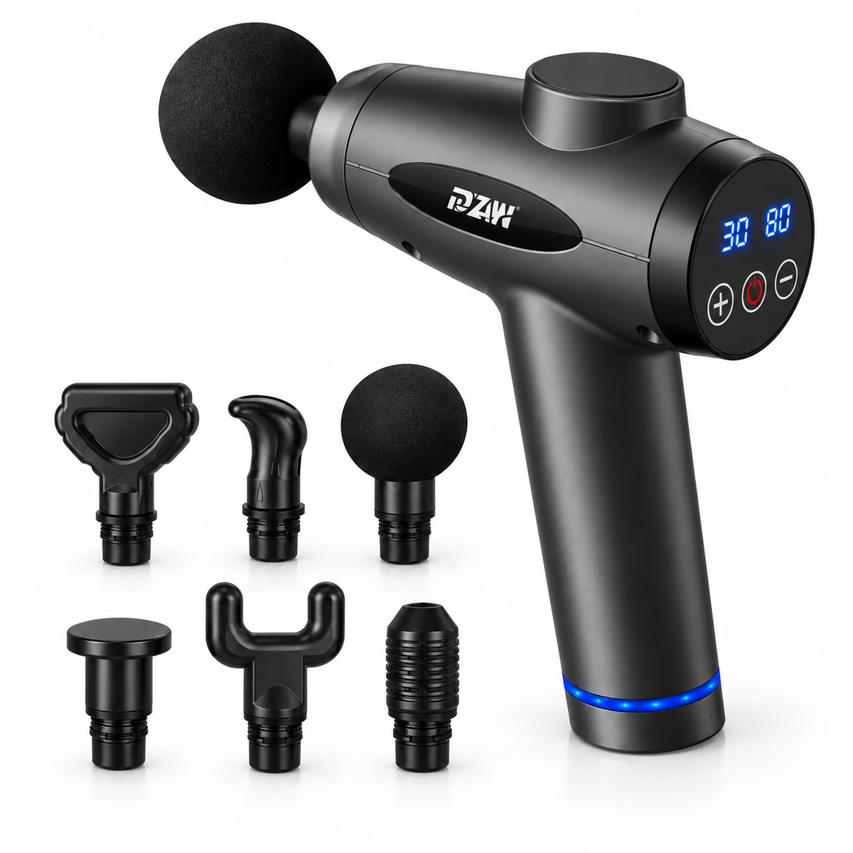 Percussion Massage Gun with 6 Massage Heads