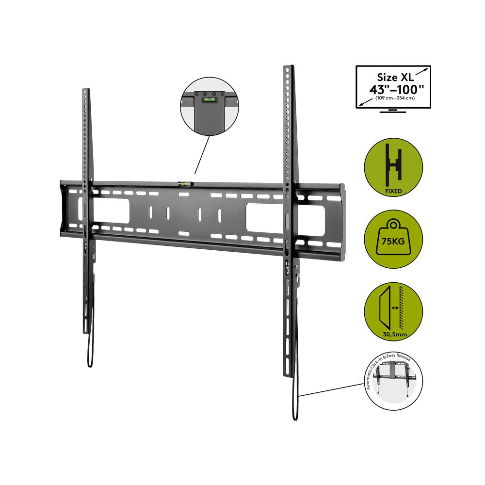 Goobay TV Wall Mount Pro Fixed Xl For TV Sets From 43 To 100 Up To 75KG - additional view