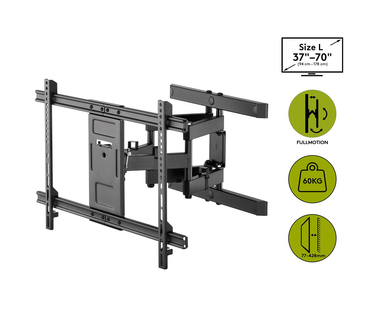 Goobay TV Wall Mount Pro Fullmotion L For Tvs From 37 To 70 Up To 60KG - additional view