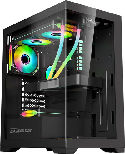 Armaggeddon Aquaron Pro ATX Gaming Case Black - additional view