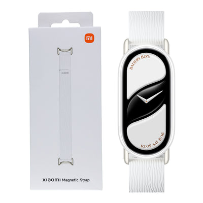 Xiaomi Smart Band 10 Magnetic Kona Leather Strap - Glacier White