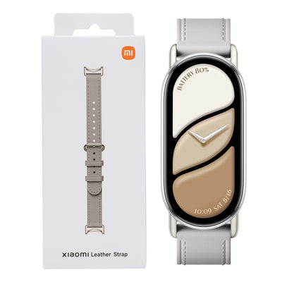 Xiaomi Smart Band 10 Leather Strap - Grey