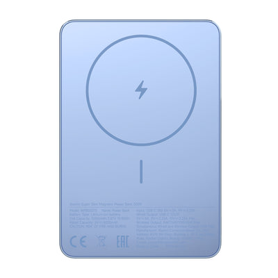 Xiaomi Super Slim Magnetic Power Bank 5000 - Blue