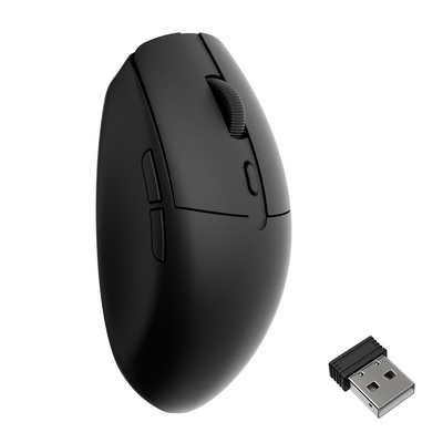 Keychron BM22-A9 1K Huano Micro Switch Wireless Mouse (BT/2.4GHz/Wired) - Black