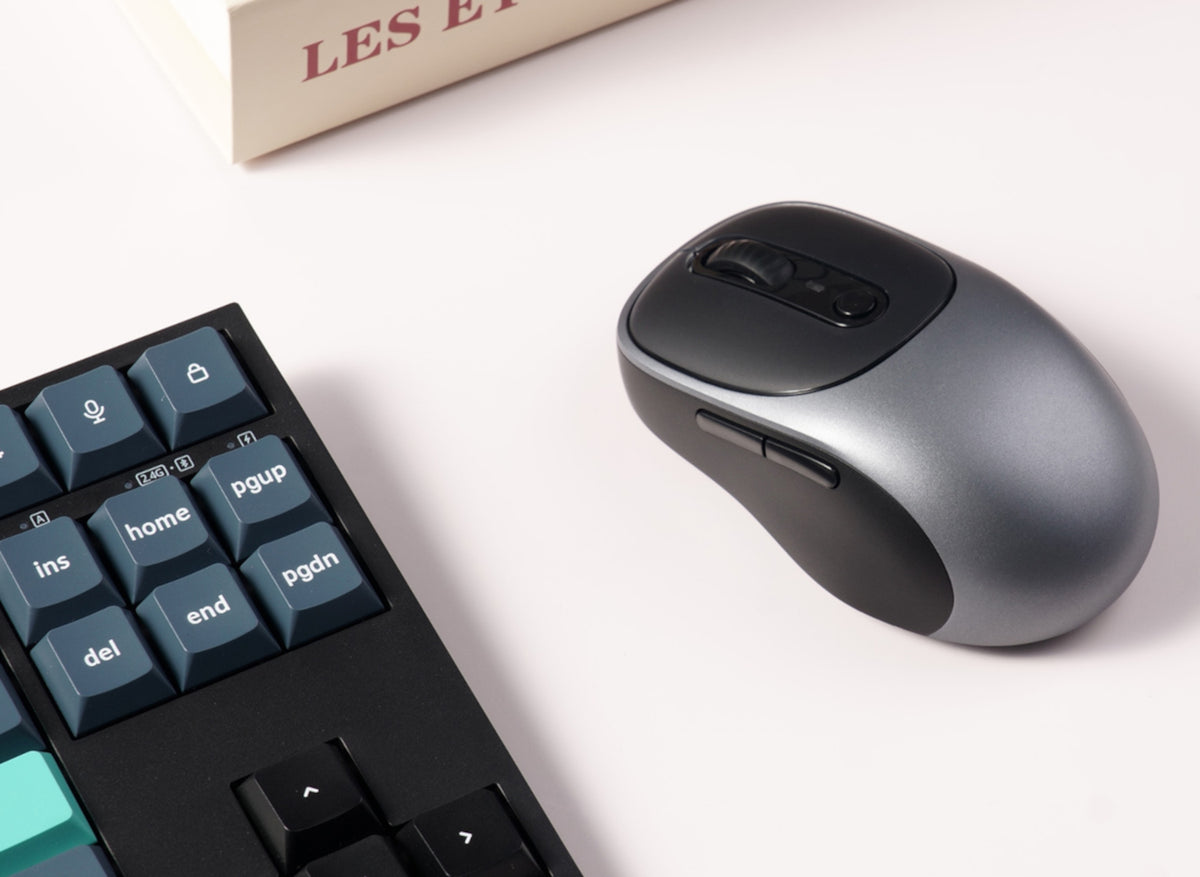 Keychron BM24 Wireless Silent Mouse - Metal Grey