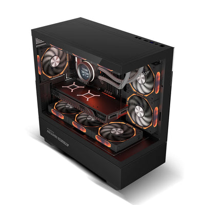 Armaggeddon Aquaron Duplex Pro Micro ATX Gaming Case Black - additional view