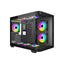 Armaggeddon Aquaron X Curve 285 Microatx Gaming Case Black - additional view