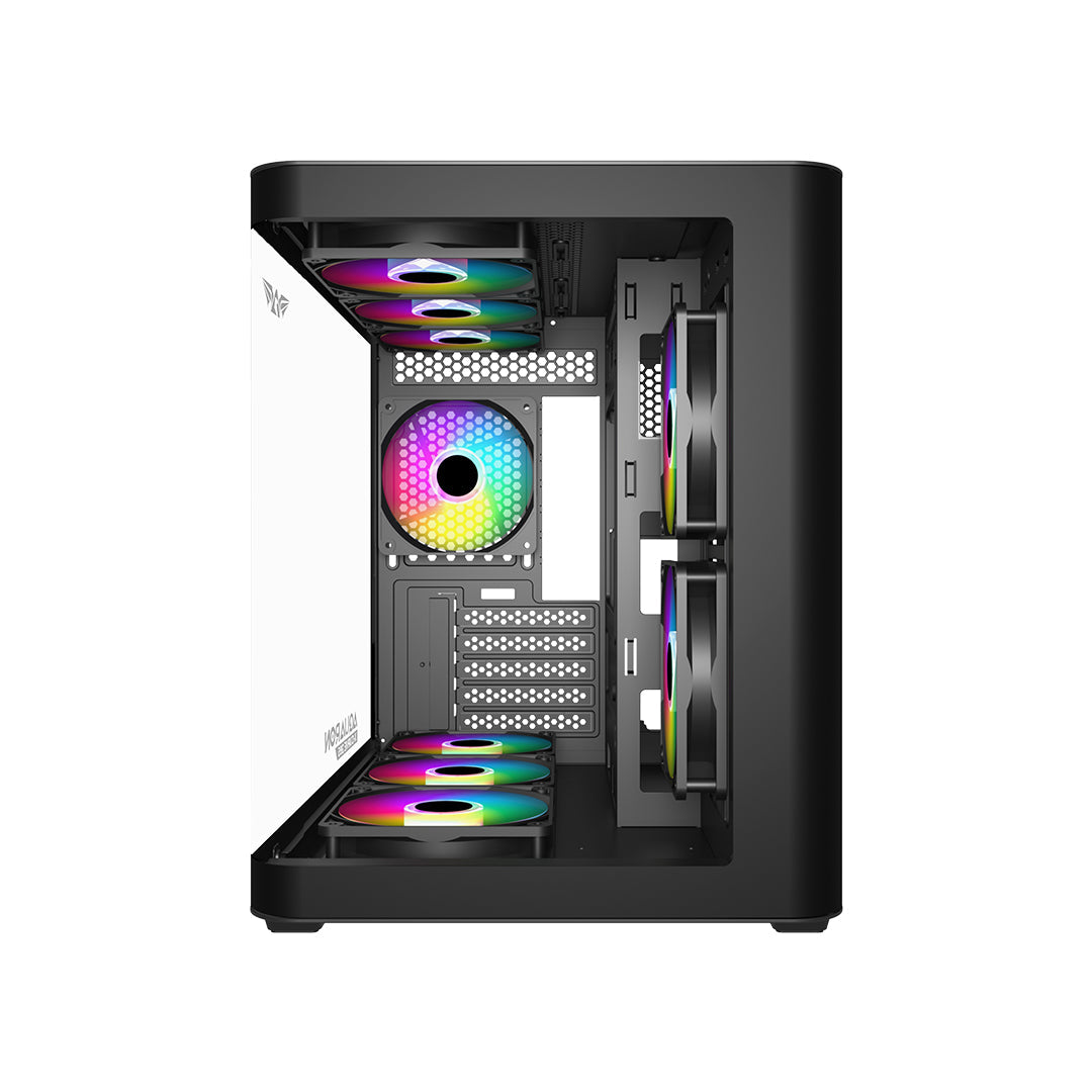 Armaggeddon Aquaron X Curve 285 Microatx Gaming Case Black - additional view