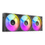 Antec Connect 120 Reverse ARGB PWM Fan 3 Pack - Black