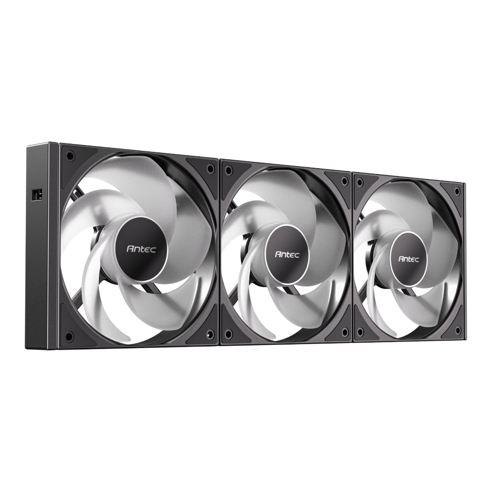 Antec Connect 120 Reverse ARGB PWM Fan 3 Pack - Black