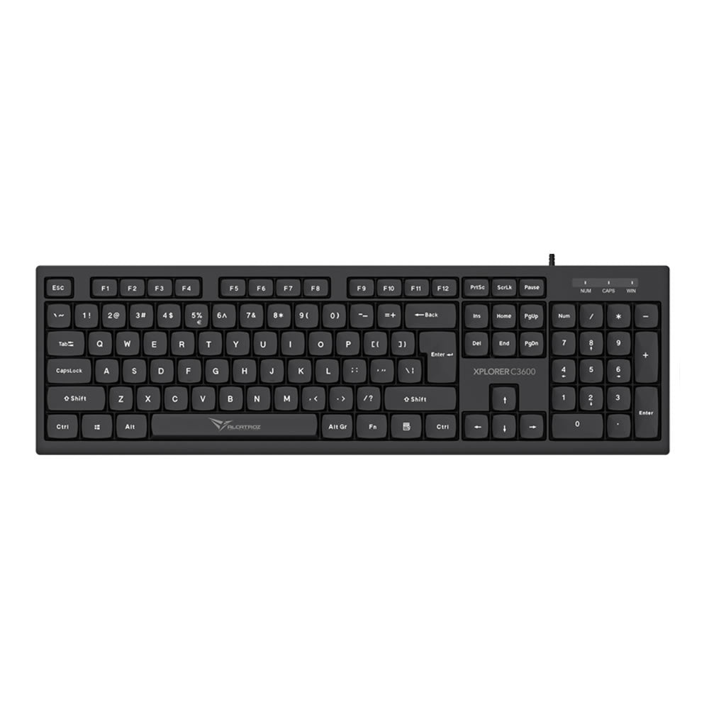 Alcatroz Xplorer C3600 Wired Keyboard And Mouse Combo - additional view