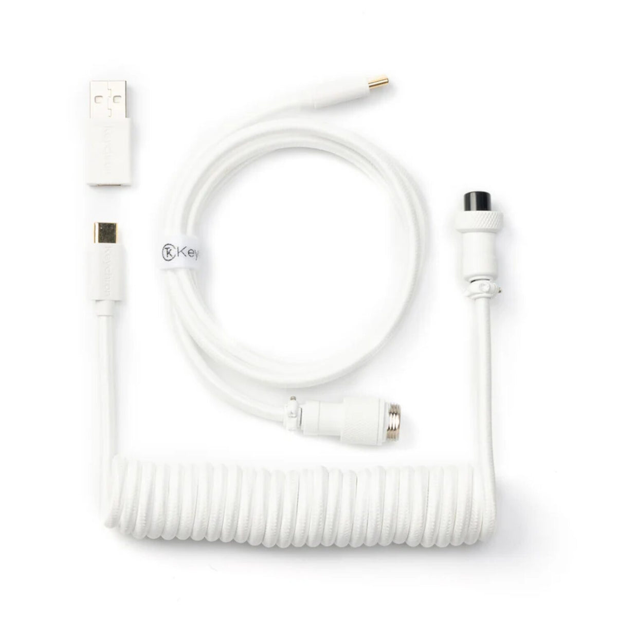 Keychron Coiled Aviator White Cable