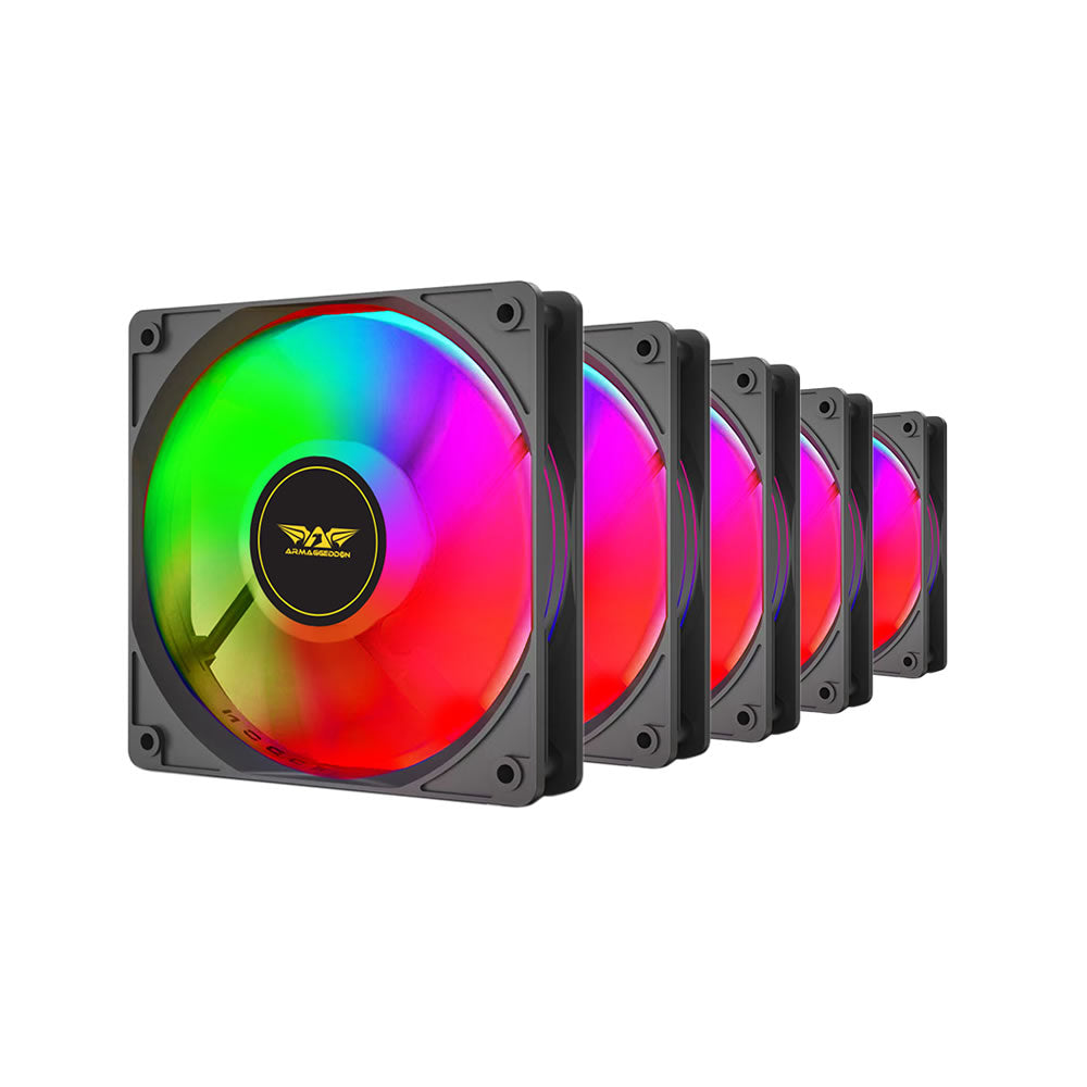 Armaggeddon Chroma Kit 3000 Cooling 12CM Fan Kit Black - additional view
