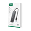 UGREEN 4-in-1 USB 3.0 Hub - High-Speed 5Gbps Data Transfer - Grey