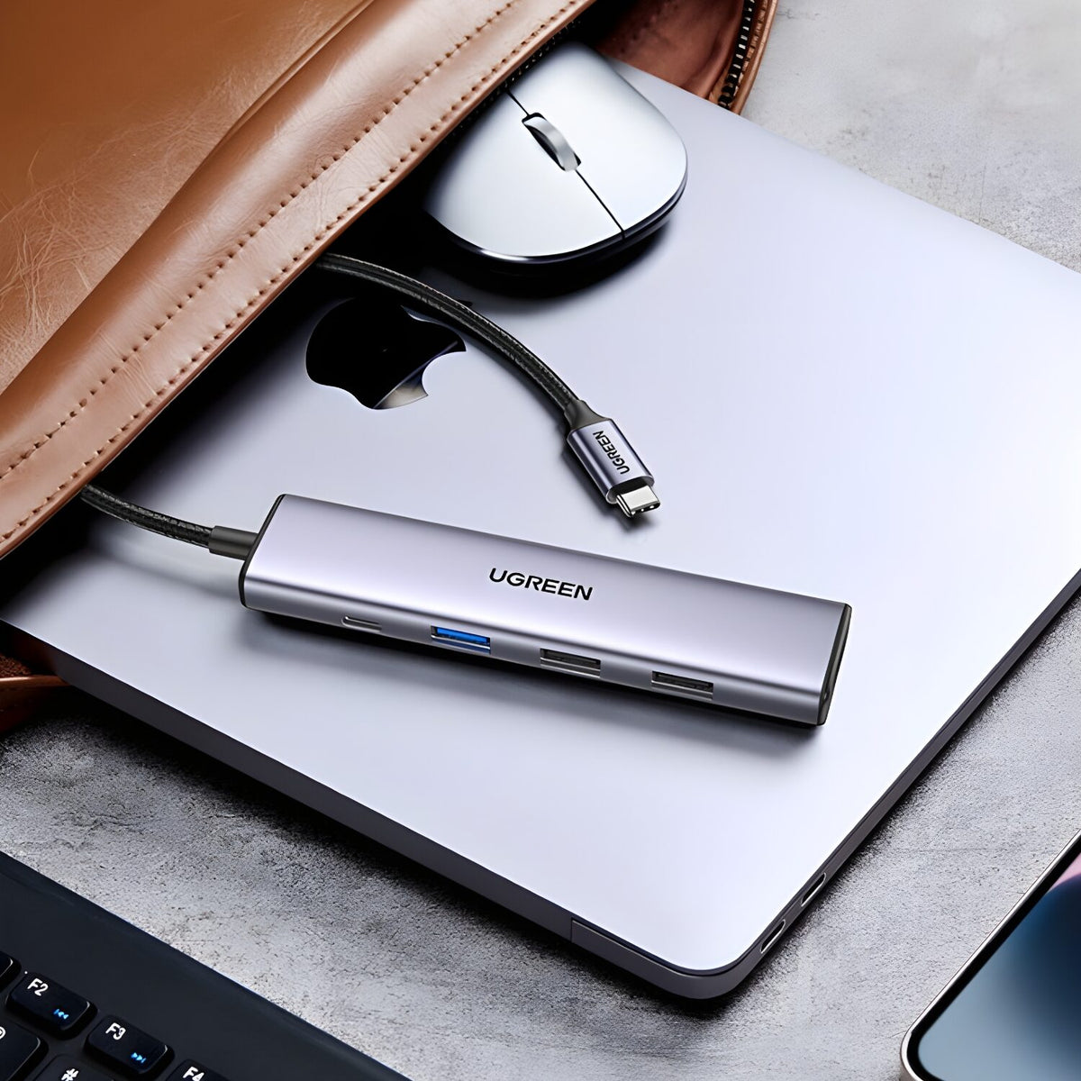 UGREEN Revodok 5-in-1 Type-C Hub | 4K HDMI | Type-C | USB3.0 | USB2.0