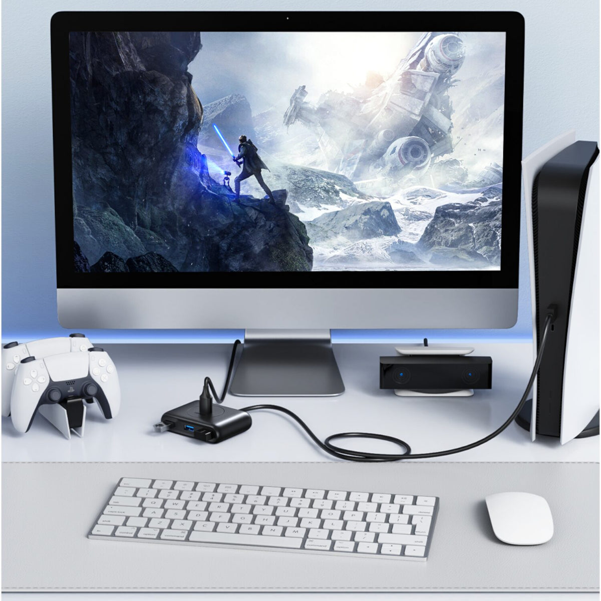 UGREEN 4-Port USB 3.0 Hub with Micro USB | 5Gbps Data Transfer - 1m