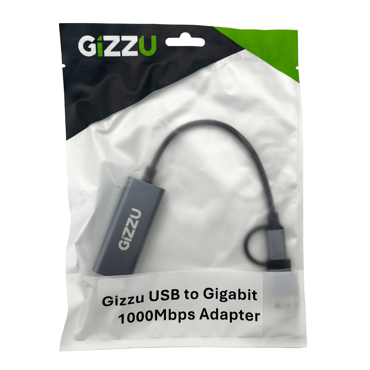 Gizzu High Speed Type-C/A to Gigabit Adapter Poly