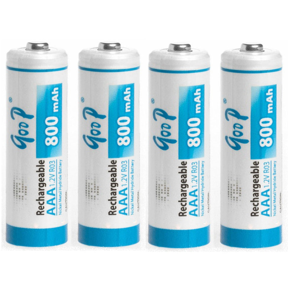 GOOP 800mAh Rechargeable AAAx4 Battery