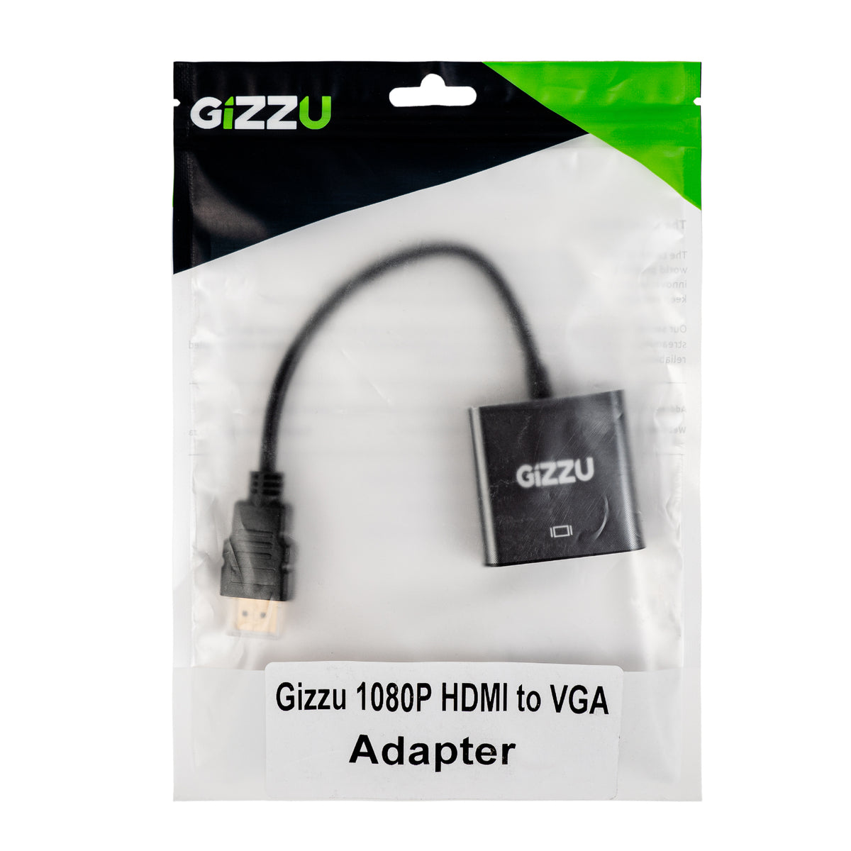 Gizzu 1080P HDMI to VGA Adapter Poly