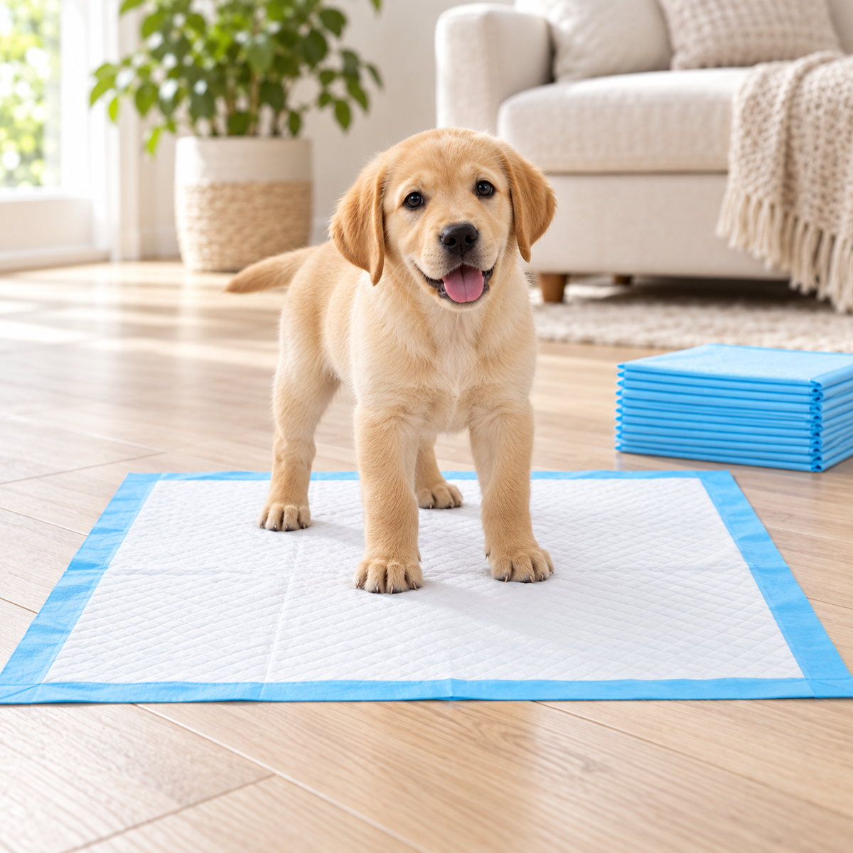Puppy Training Pads – Medium 45 × 60 cm (50 Pack)