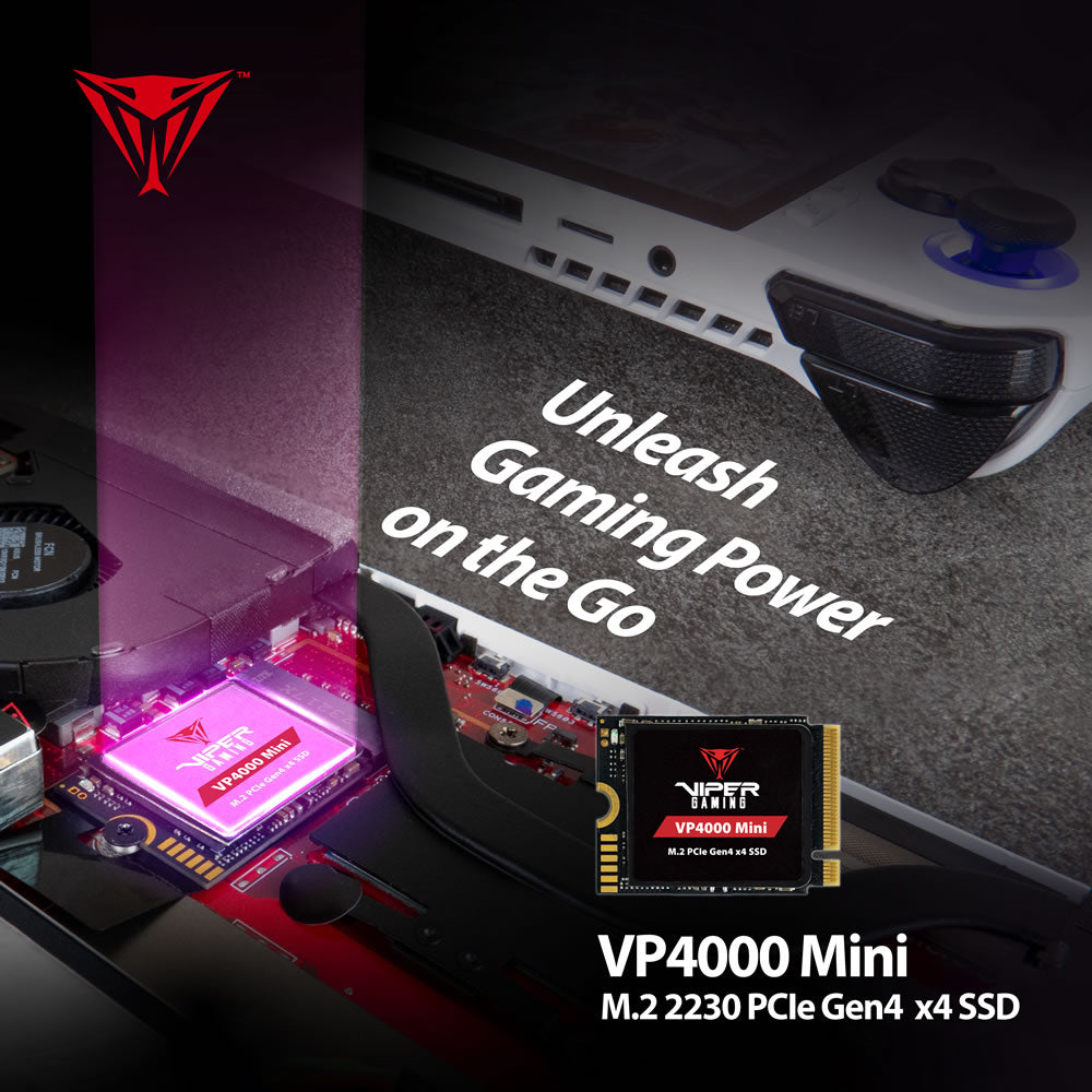 Patriot VP4000 Mini 2TB M 2 2230 PCIe GEN4 X4 Gaming SSD For Steam Deck And Rog Ally - additional view