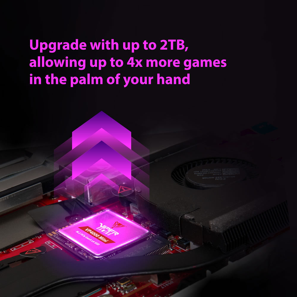 Patriot VP4000 Mini 2TB M 2 2230 PCIe GEN4 X4 Gaming SSD For Steam Deck And Rog Ally - additional view