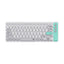 Alcatroz Jellybean Air Dock 2 Bluetooth and Wireless Keyboard - Winter White