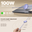 UGREEN 100W Fast Charging Retractable USB Type-C Cable 1M - Purple
