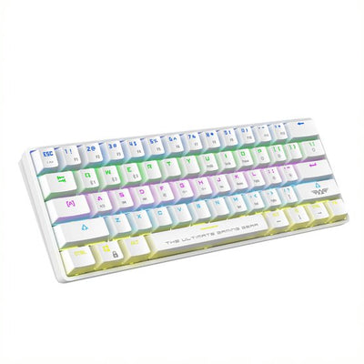 Armaggeddon MBA-61R Starling 61 Key Bluetooth Mechanical Keyboard - White