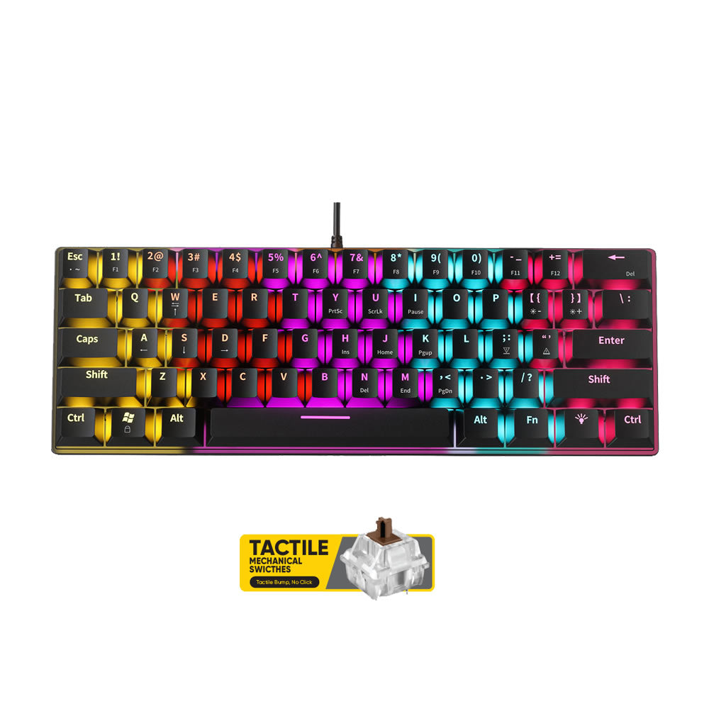 Armaggeddon Mka 1C Neo Psychswift 61 Keys Mechanical Keyboard Tactile - additional view