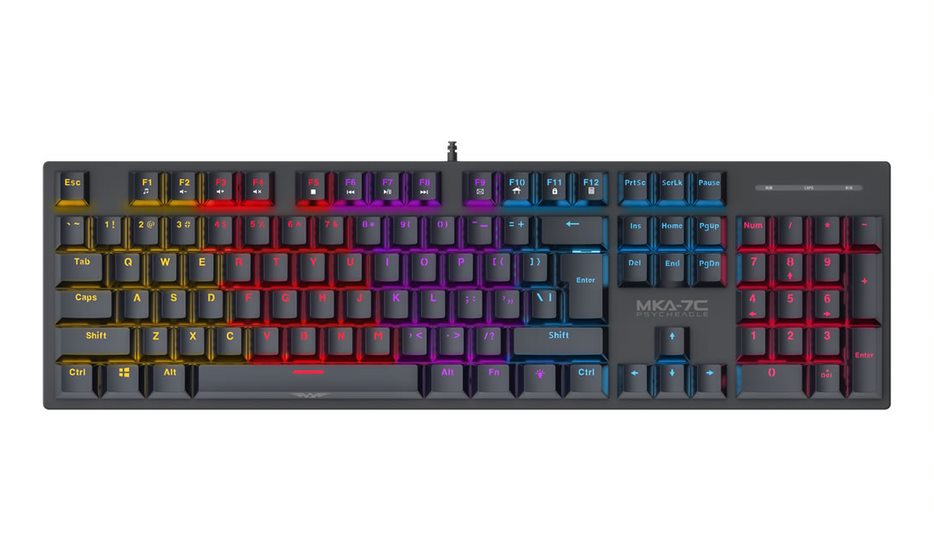 Armaggeddon MKA-7C Psycheagle Mechanical Gaming Keyboard - Linear