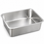 Stainless Steel Cat Litter Box – Large 60 × 40 × 15 cm