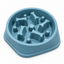 Slow-Feeder Bowl – Bone Pattern - Light Blue